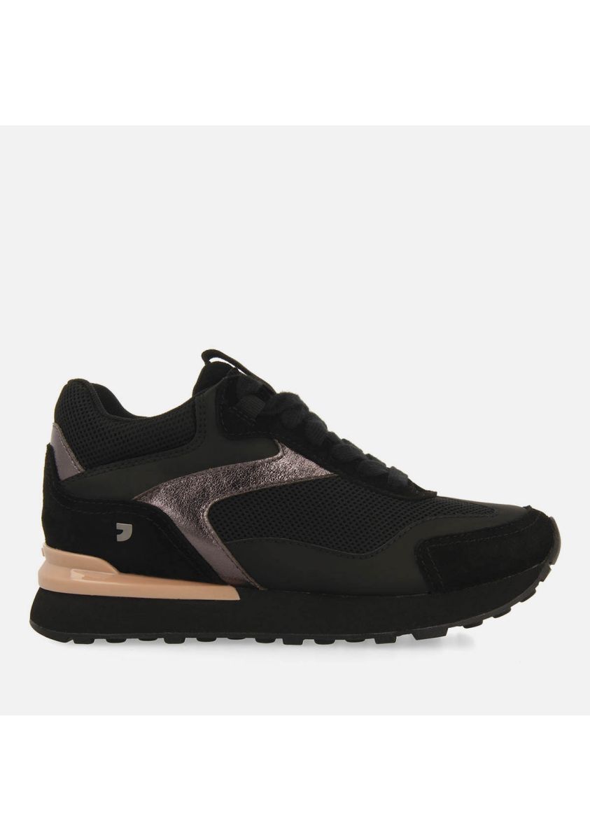SNEAKERS REJILLA CUÃA INTERNA HARKANY - NEGRO