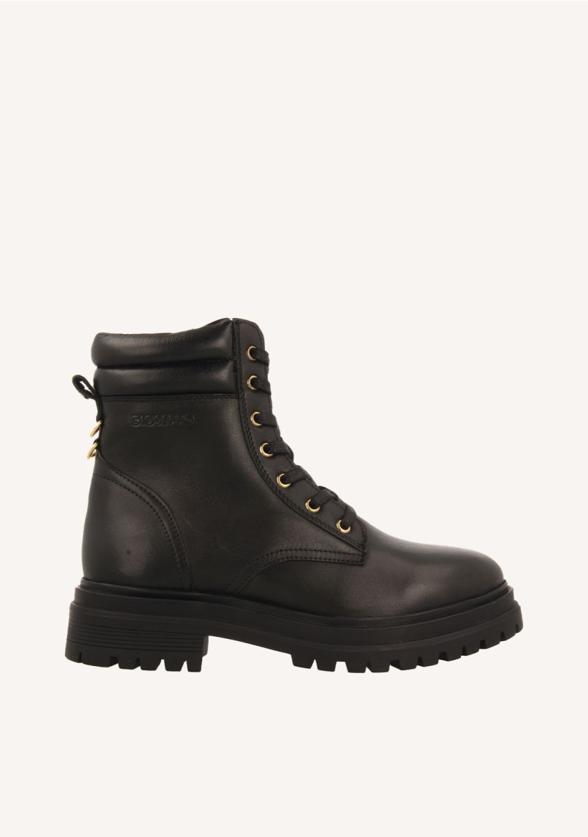 BOTAS ESTILO MILITAR PIEL SUELA TRACK BERKSHIRE - NEGRO