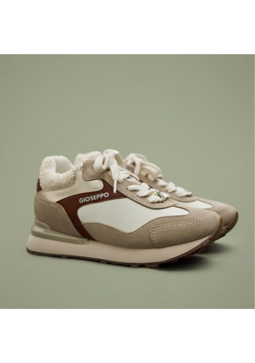 SNEAKERS BORREGUITO CUÃA INTERNA KOSICE - BEIG