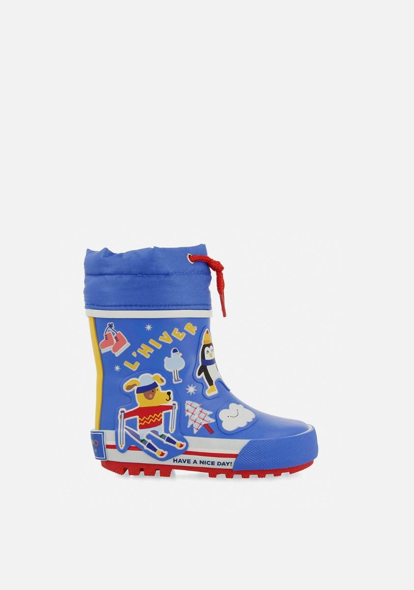 BOTAS DE AGUA PARCHES CLYMER - AZUL