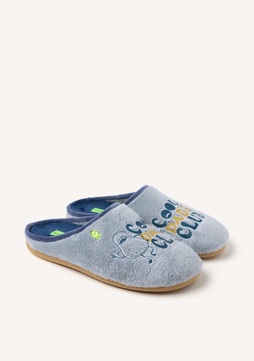 ZAPATILLAS DE CASA PELO FRASE PERLEY - GRIS