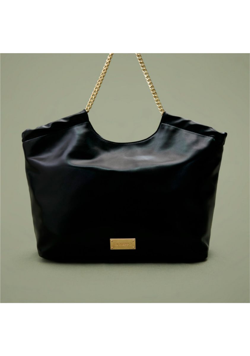BOLSO SHOPPER SAEDDER - NEGRO