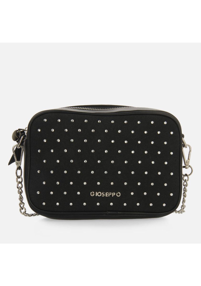 BOLSO BANDOLERA STRASS ABSAM - NEGRO