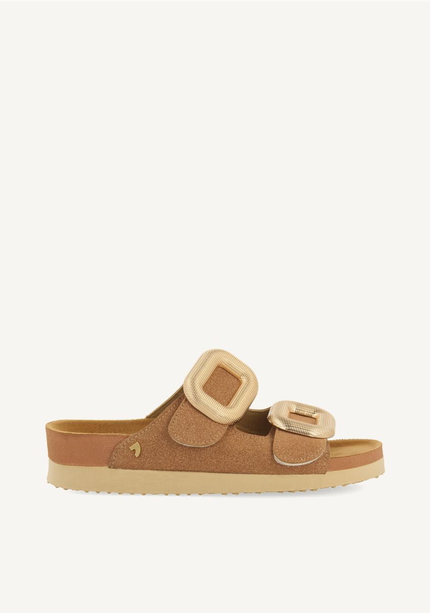 SANDALIAS COLOR NUDE CON ADORNO JOYA PARA MUJER COVERT - NUDE