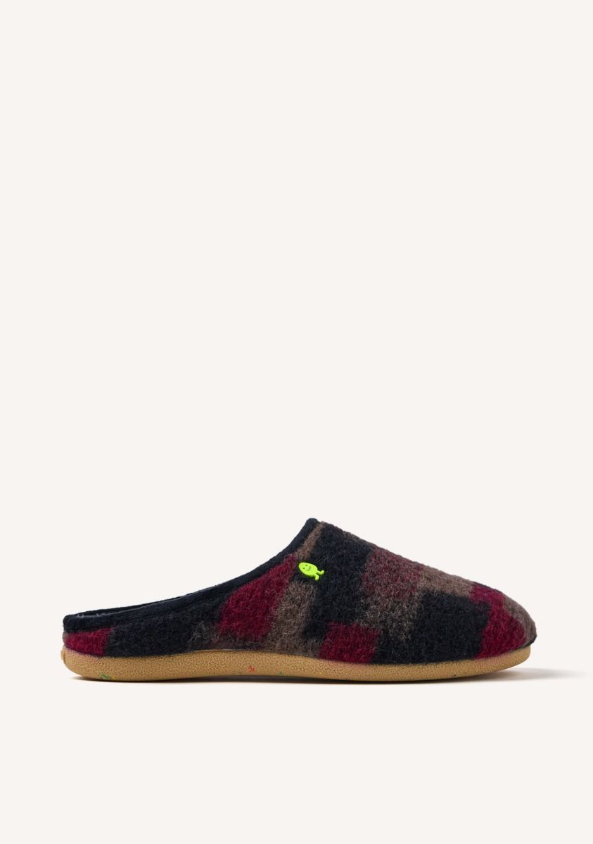 ZAPATILLAS DE CASA LANA SEBEKA - BURDEOS