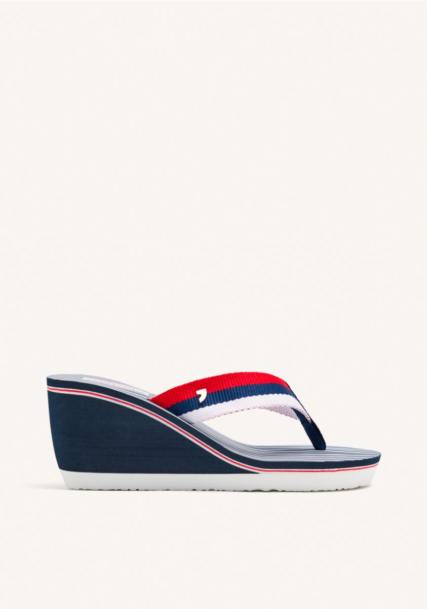 Chanclas esclavas azul marino para mujer CASIS - MARINO