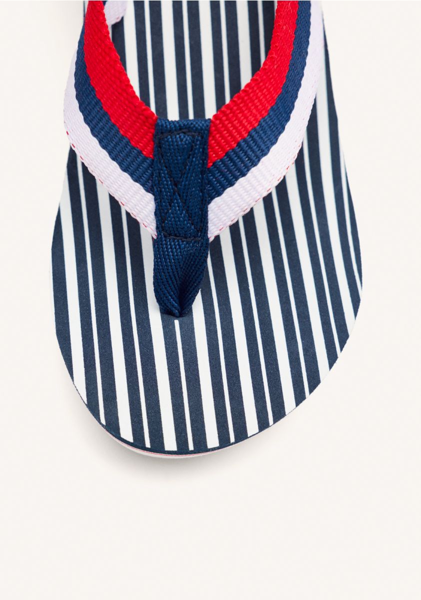 Chanclas esclavas azul marino para mujer CASIS - MARINO