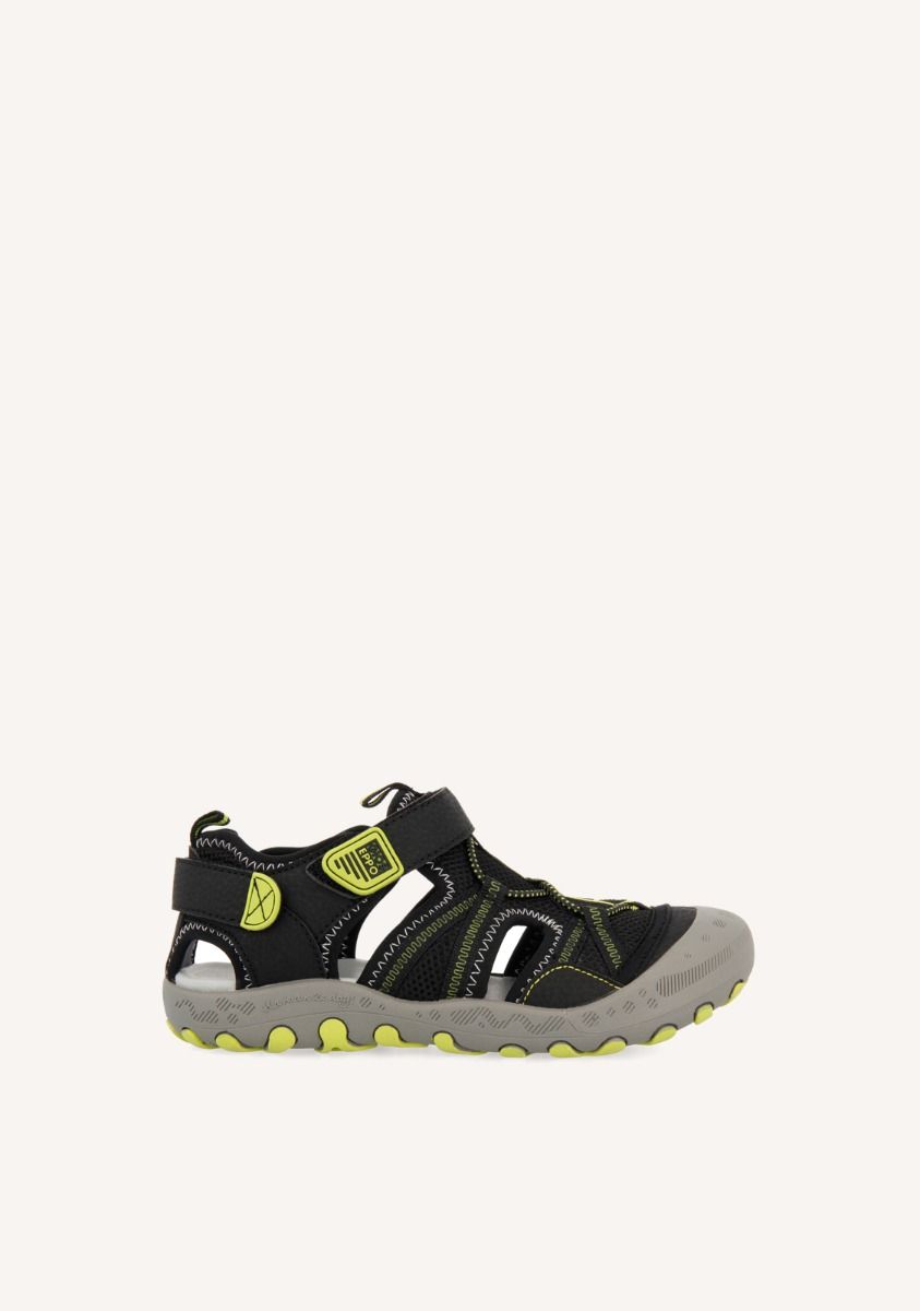Chanclas de estilo deportivo para niÃ±o en negro MAZATLAN - NEGRO