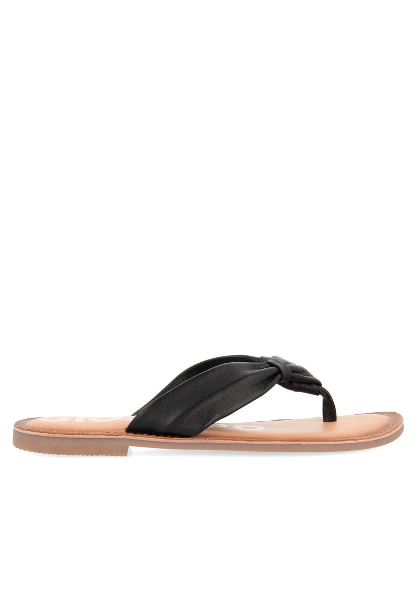 Sandalias negras para mujer MINETTO - NEGRO
