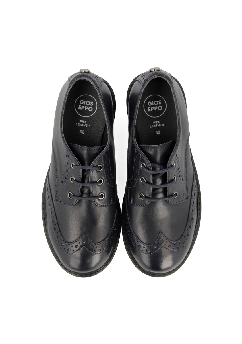 ZAPATOS BLUCHER COLEGIALES COLOR MARINO KASTAV - MARINO