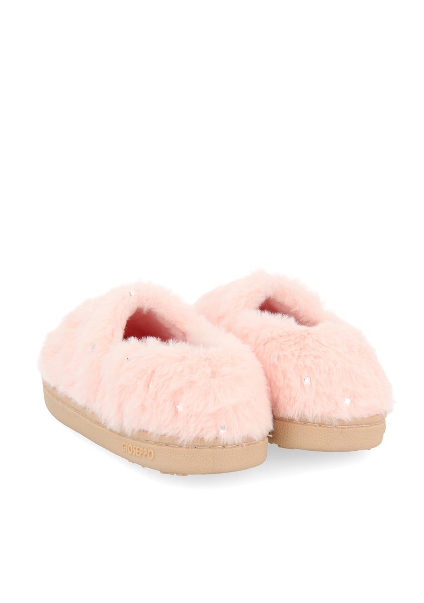 ZAPATILLAS DE ESTAR POR CASA CERRADAS CON PELO PARA NIÃA ARGIR - ROSA