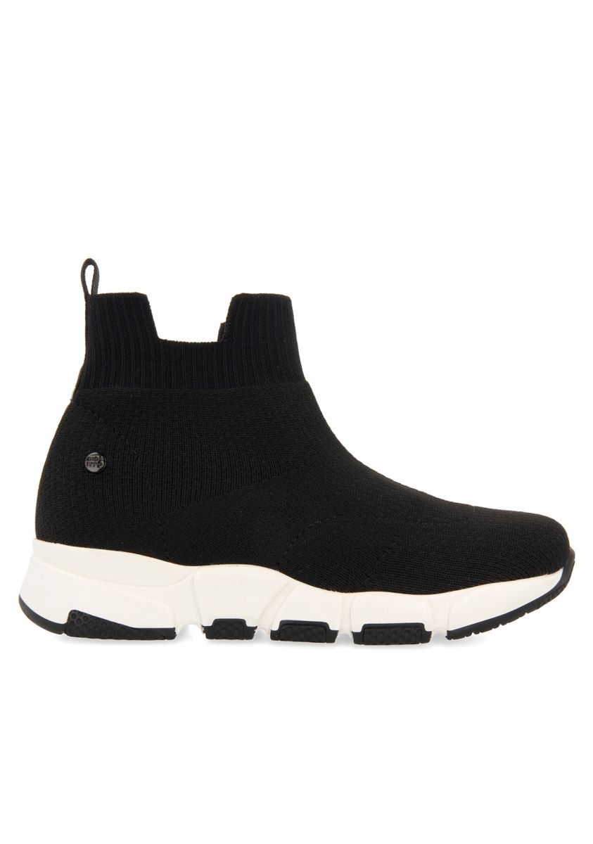 SNEAKERS TIPO BOTIN DE CALCETÃN COLOR NEGRO PARA NIÃO LOITZ - NEGRO