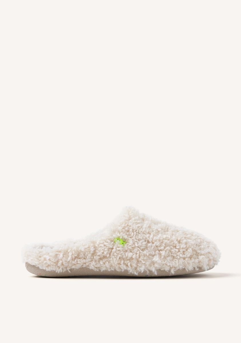 ZAPATILLAS DE CASA PELO BORREGUITO EDMORE - OFF-WHITE