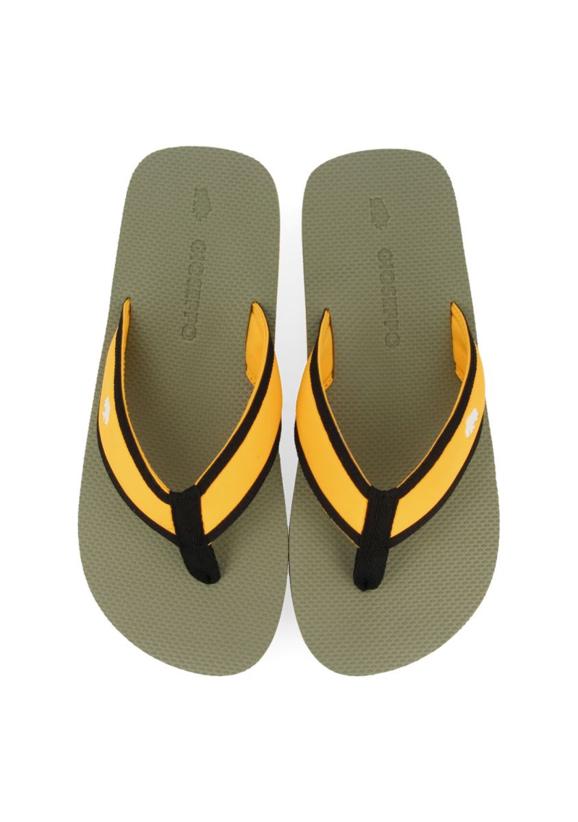 CHANCLAS CAQUI CON PISO TRICOLOR PARA HOMBRE TAINTER - KAKI