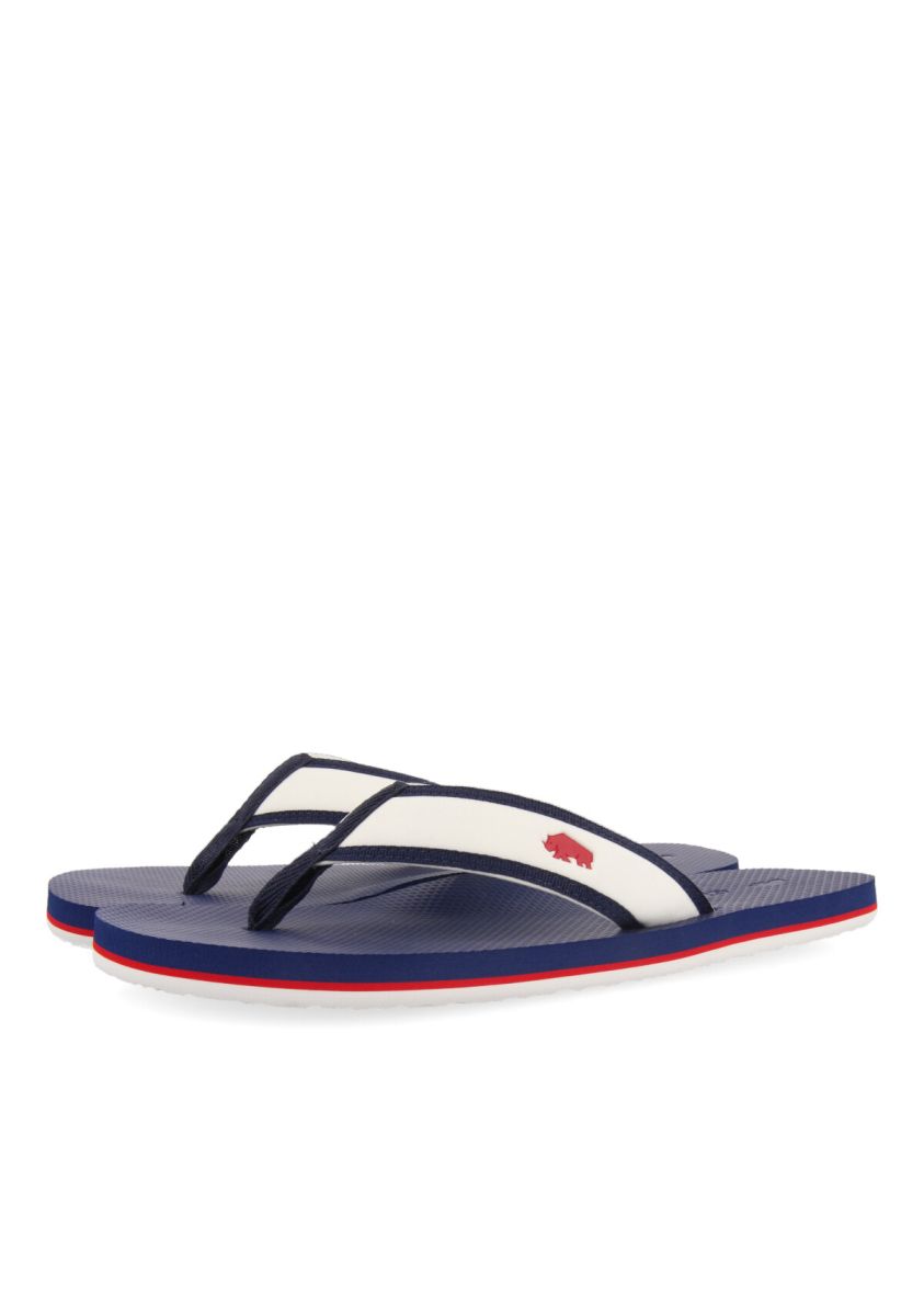 CHANCLAS MARINO CON PISO TRICOLOR PARA HOMBRE TAINTER - MARINO