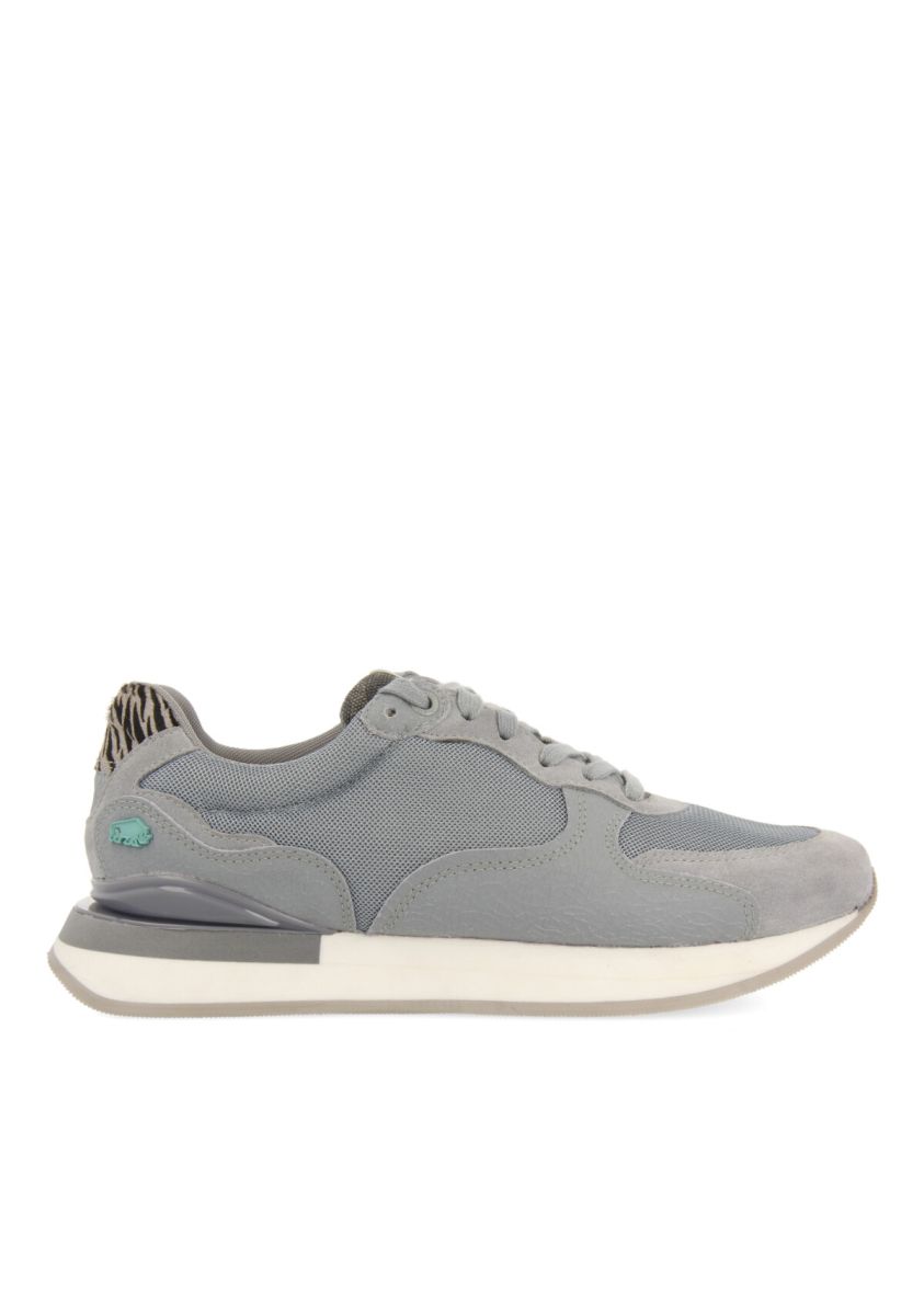 SNEAKERS AZULES CON DETALLE DE PRINT ANIMAL PARA HOMBRE PATCH   - AZUL