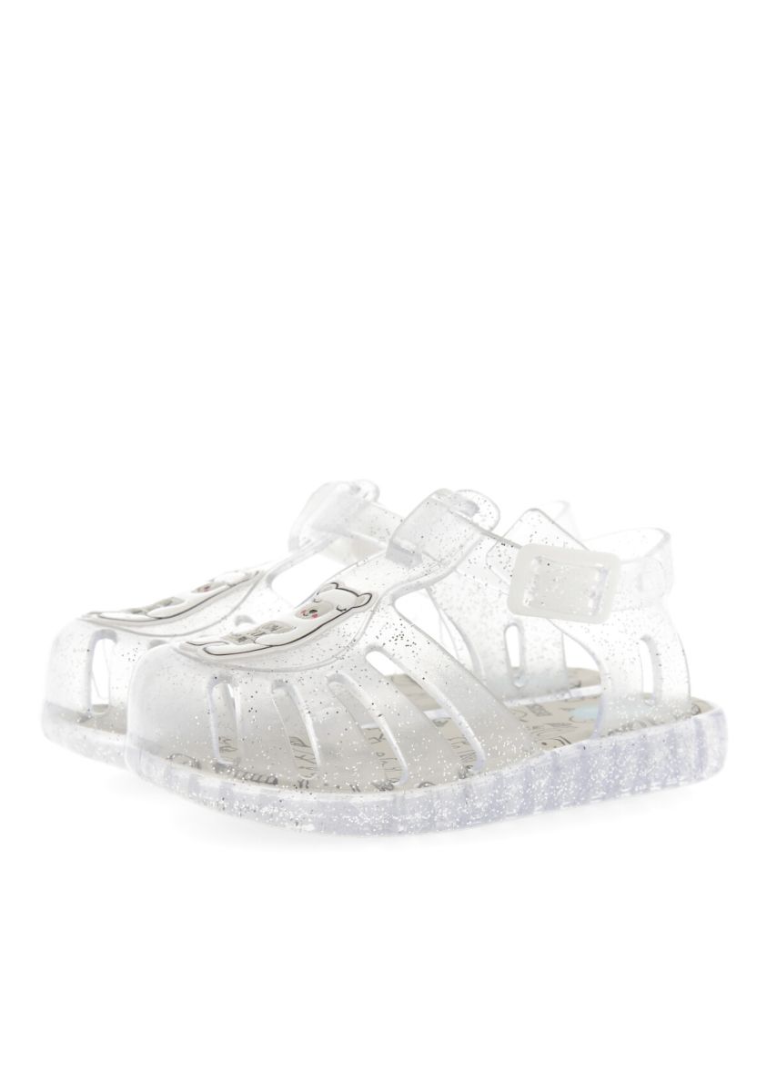 CANGREJERAS BLANCAS CON DETALLE DE OSITO PARA NIÃO NEKIMI - BLANCO