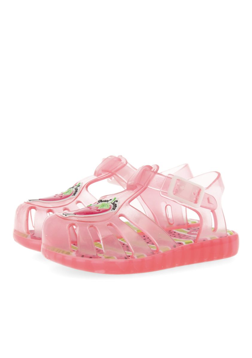 CANGREJERAS CORAL CON DETALLE DE FRUTAS PARA NIÃA NEKIMI  - CORAL