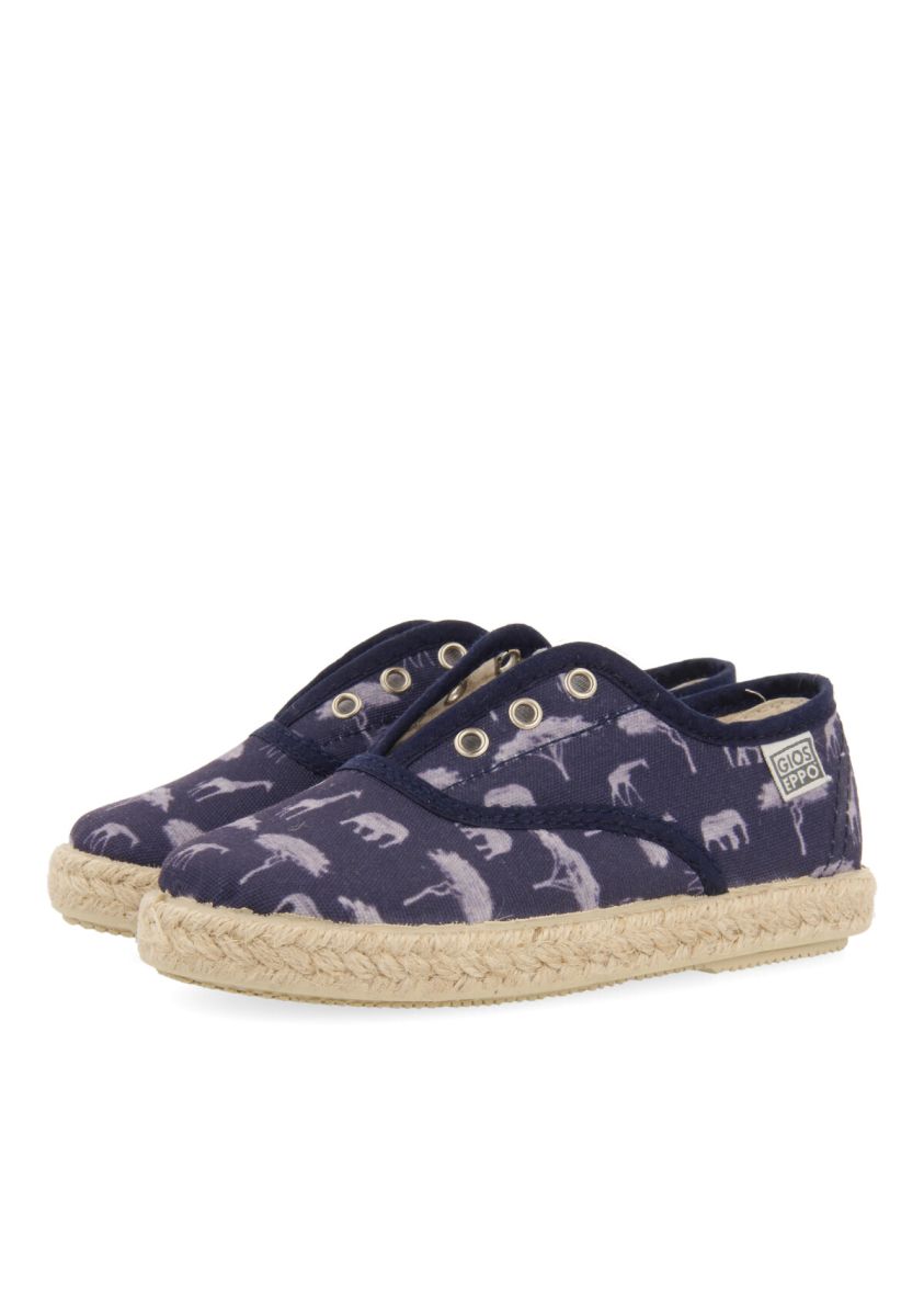 SNEAKERS AZUL MARINO CON ESTAMPADO SAFARI PARA NIÃO WAUPACA - MARINO