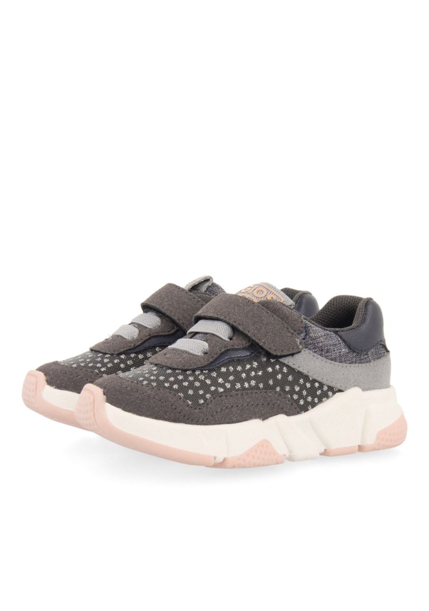 SNEAKERS AZULES CON BRILLO PARA NIÃA MERZIG - JEANS