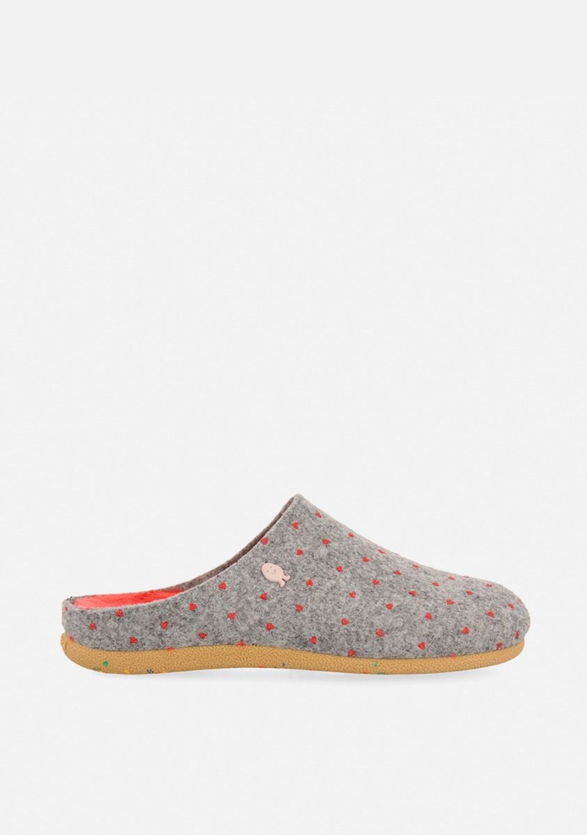 ZAPATILLAS GRISES DE ESTAR POR CASA DE LA COLECCIÃN HOT POTATOES HITTISAU  - GRIS