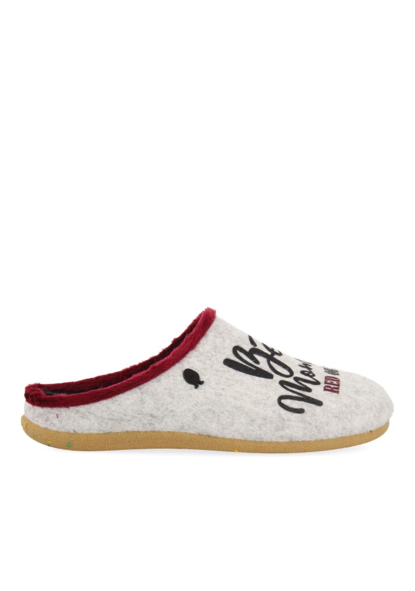 ZAPATILLAS DE ESTAR POR CASA DE LA COLECCIÃN HOT POTATOES DROSING  - GRIS
