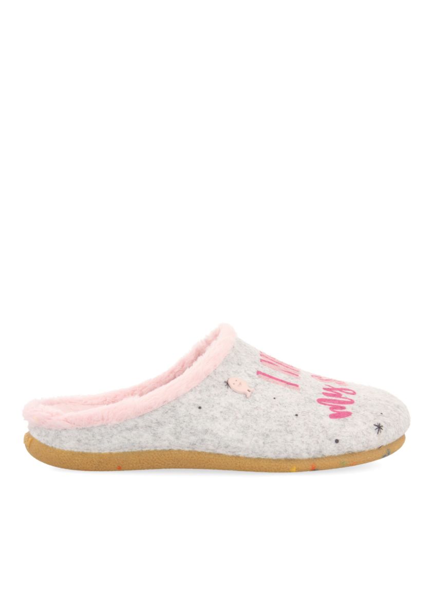 ZAPATILLAS INFANTILES DE ESTAR POR CASA DE LA COLECCIÃN HOT POTATOES LIGIST - GRIS