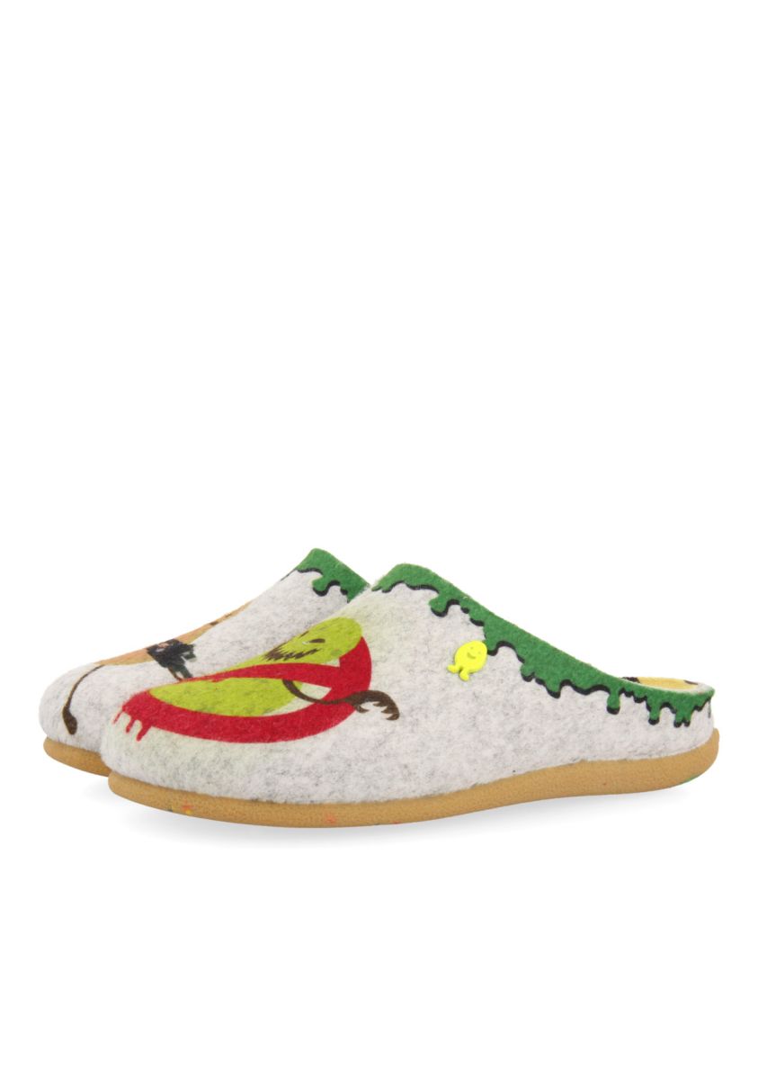 ZAPATILLAS INFANTILES DE ESTAR POR CASA DE LA COLECCIÃN HOT POTATOES HAIDORF - GRIS