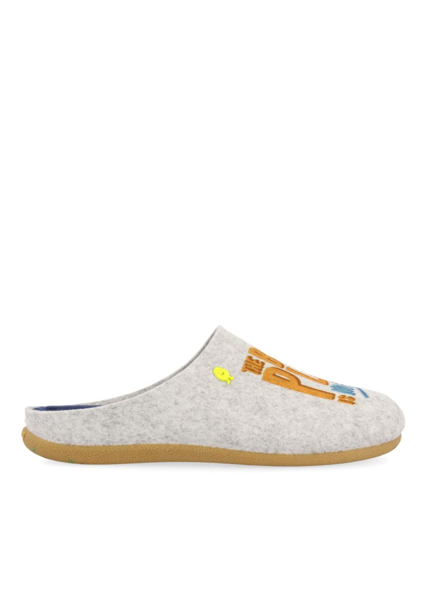ZAPATILLAS DE ESTAR POR CASA DE LA COLECCIÃN HOT POTATOES GRAMAIS  - GRIS