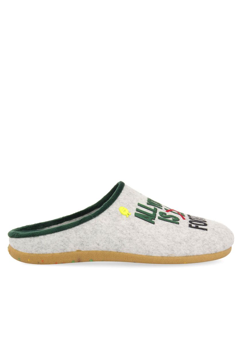 ZAPATILLAS DE ESTAR POR CASA DE LA COLECCIÃN HOT POTATOES KOLSSAS  - GRIS