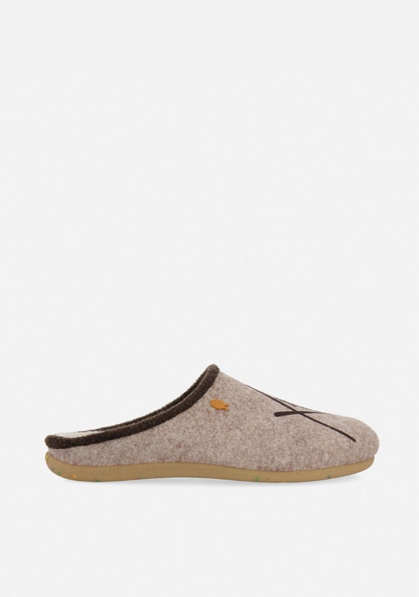 ZAPATILLAS DE ESTAR POR CASA DE LA COLECCIÃN HOT POTATOES JEBANCH  - BEIG