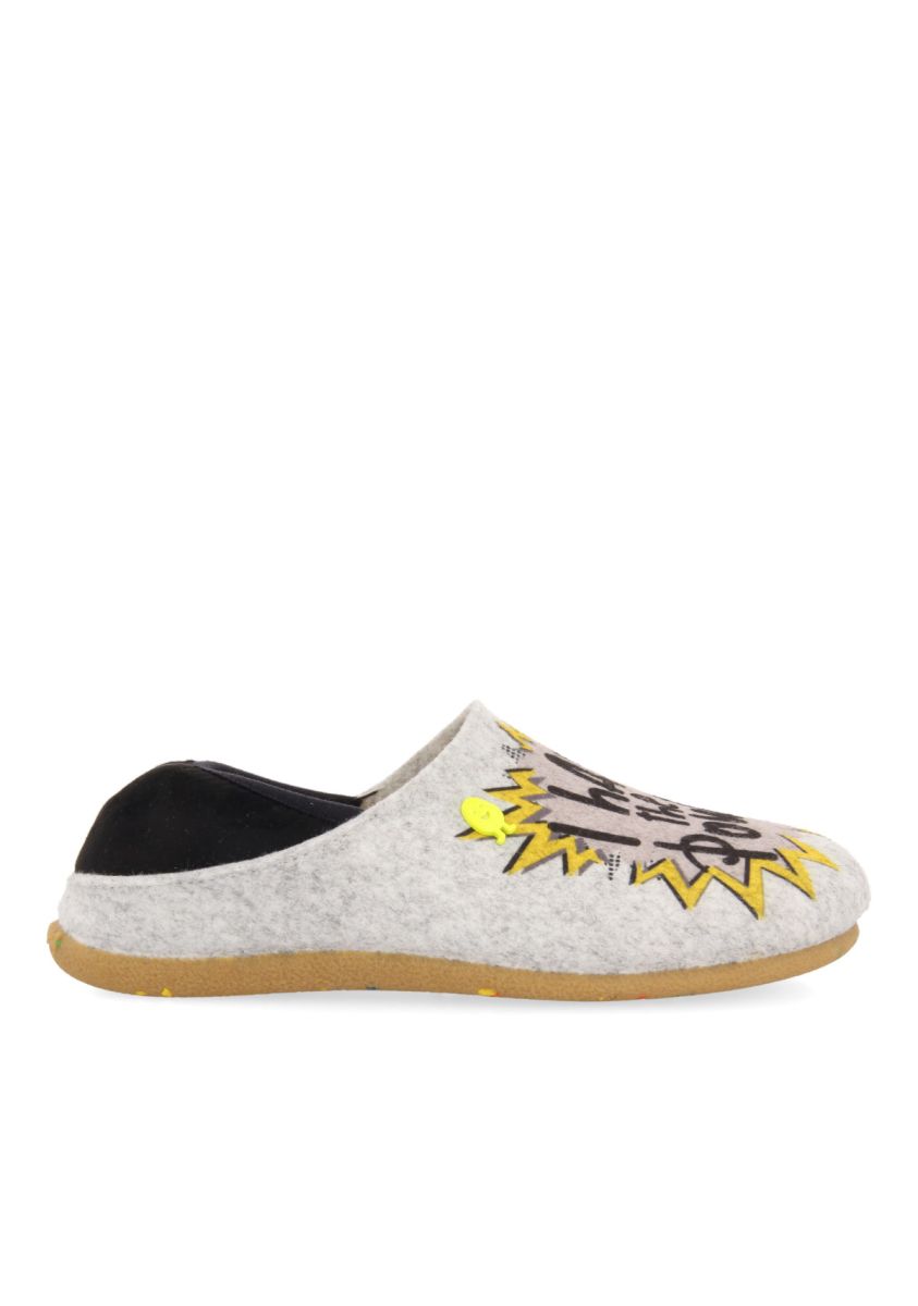 ZAPATILLAS INFANTILES DE ESTAR POR CASA DE LA COLECCIÃN HOT POTATOES GAIMBERG - GRIS
