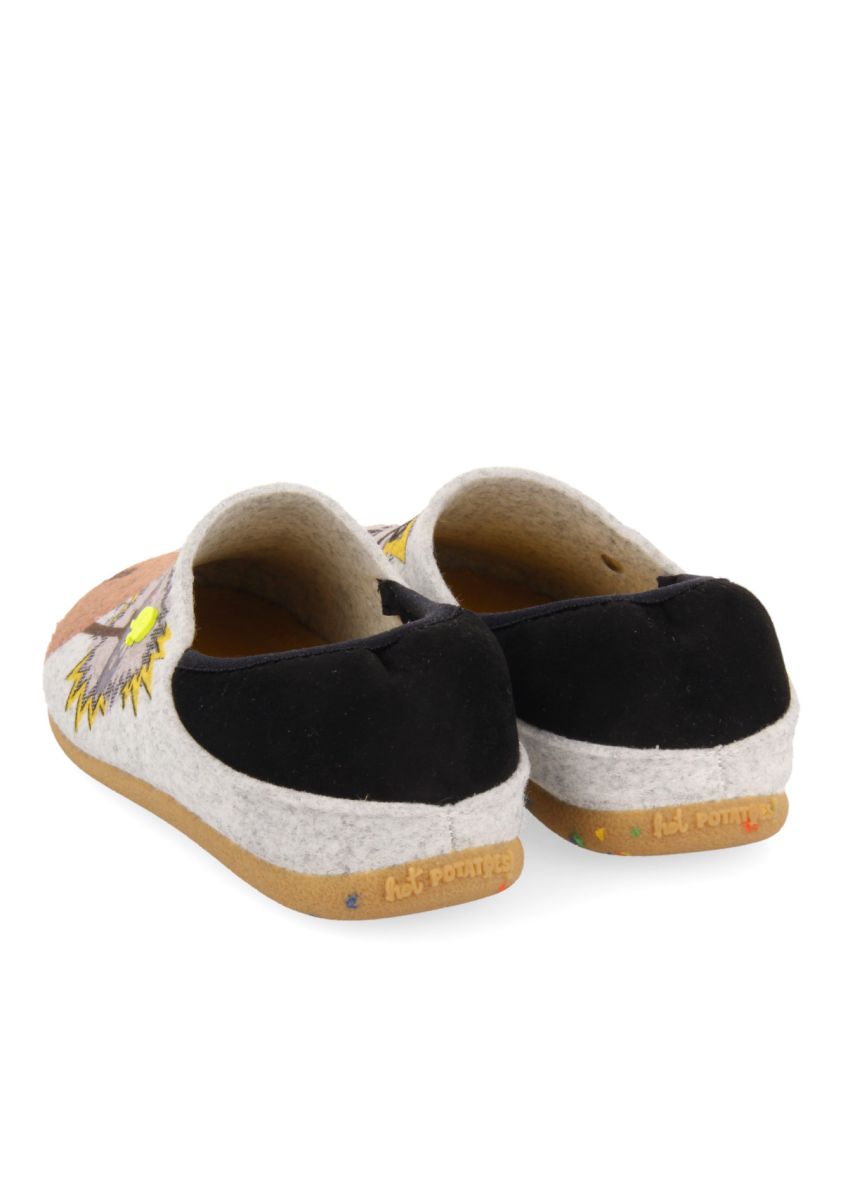 ZAPATILLAS INFANTILES DE ESTAR POR CASA DE LA COLECCIÃN HOT POTATOES GAIMBERG - GRIS