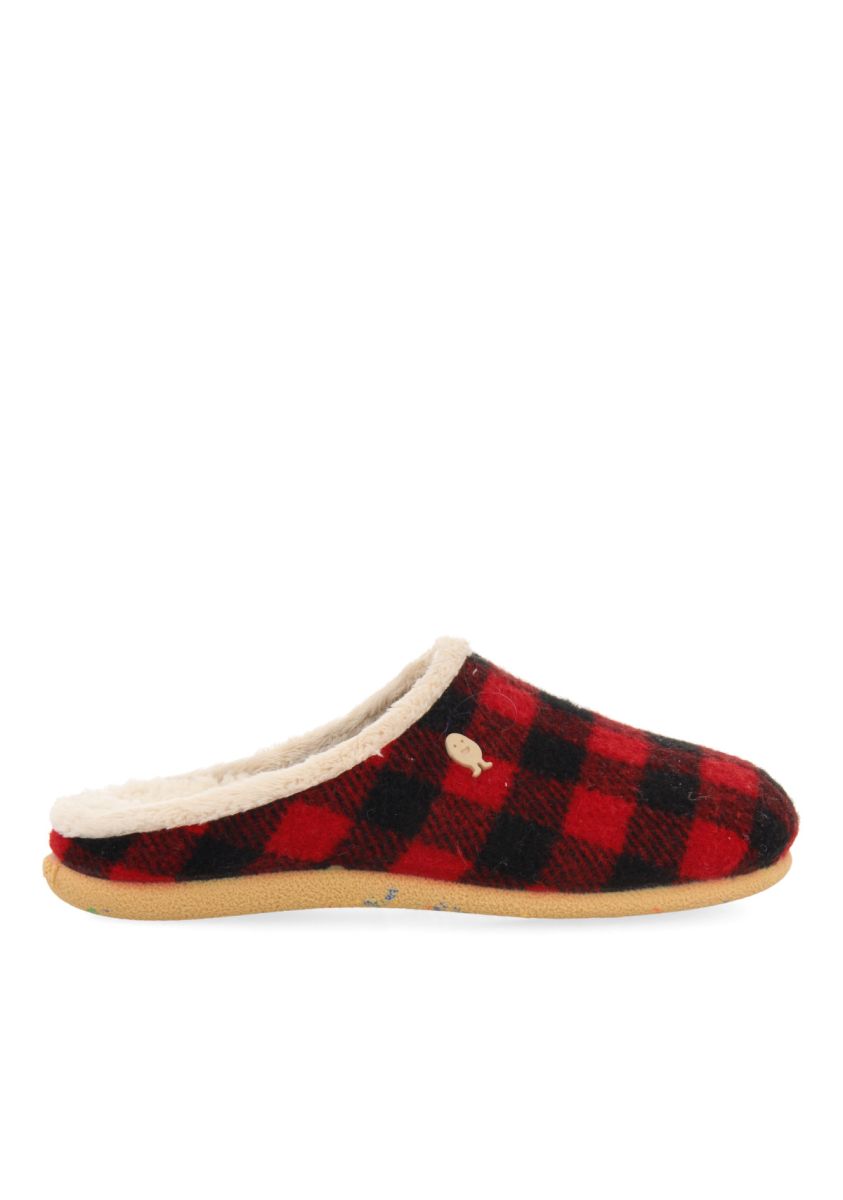 ZAPATILLAS INFANTILES DE ESTAR POR CASA DE LA COLECCIÃN HOT POTATOES SKOVDE - ROJO