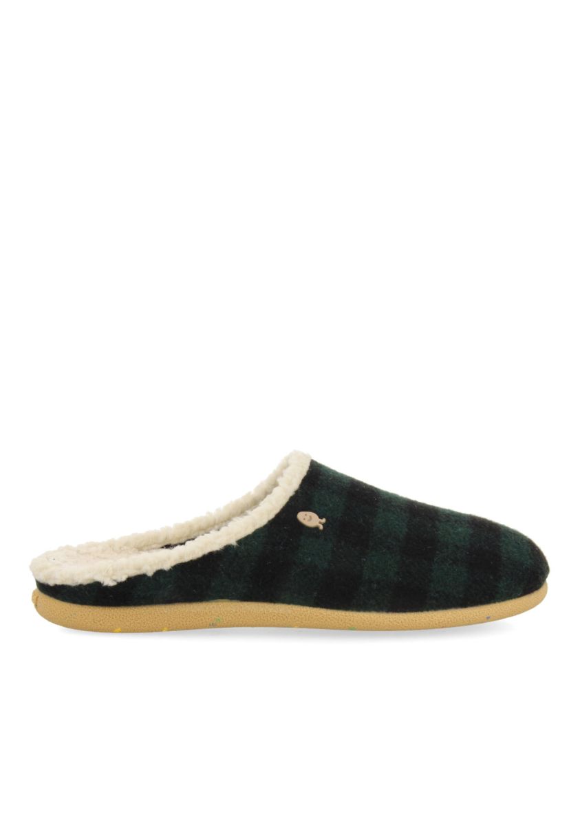 ZAPATILLAS INFANTILES DE ESTAR POR CASA EN COLOR VERDE DE LA COLECCIÃN HOT POTATOES SKOVDE - VERDE
