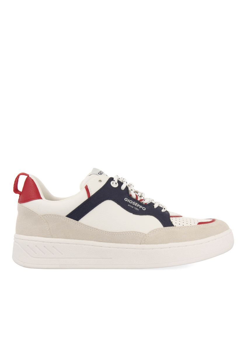 SNEAKERS BLANCAS PARA HOMBRE CON CORDONES TREKKING REMBERT - BLANCO
