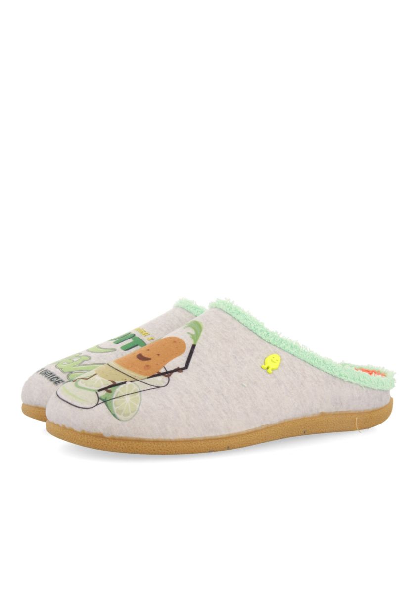 ZAPATILLAS DE ESTAR POR CASA HOT POTATOES GRIS NULUI  - GRIS