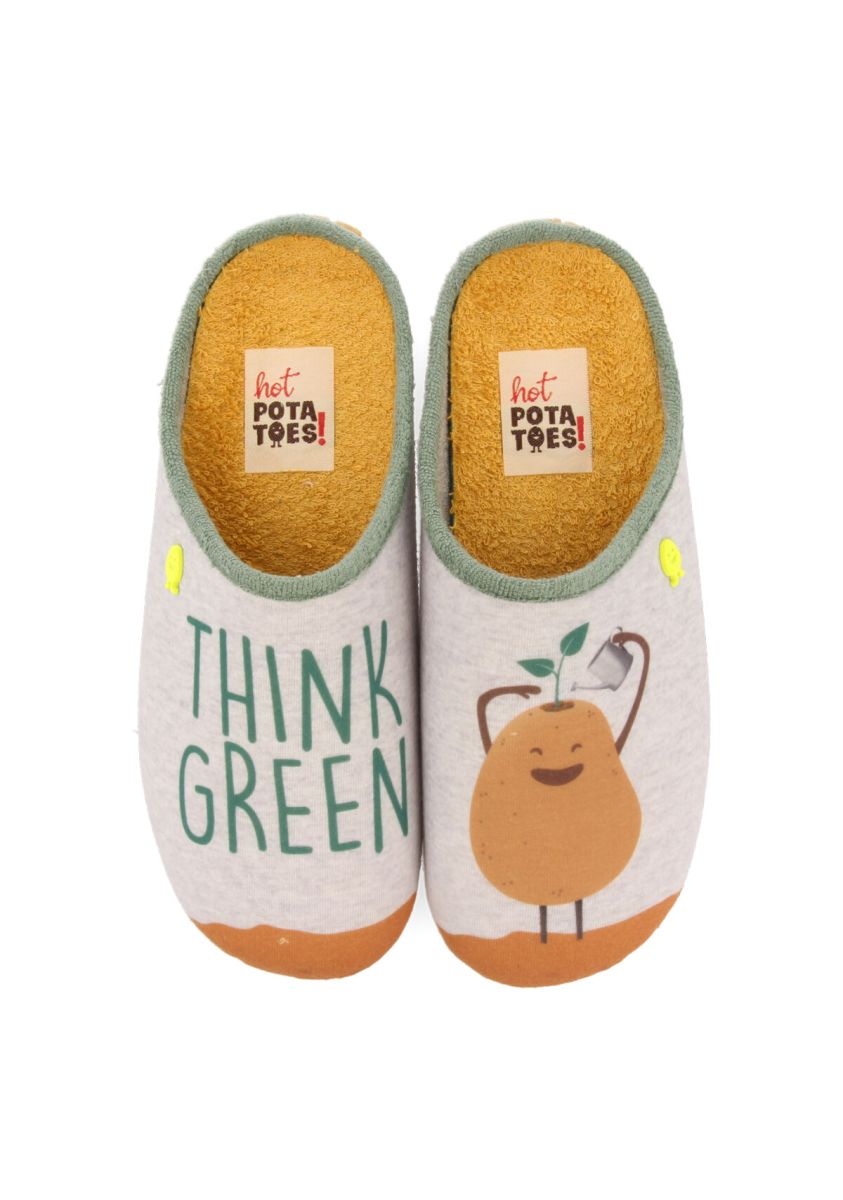 ZAPATILLAS DE ESTAR POR CASA HOT POTATOES GRIS MONETTA  - GRIS