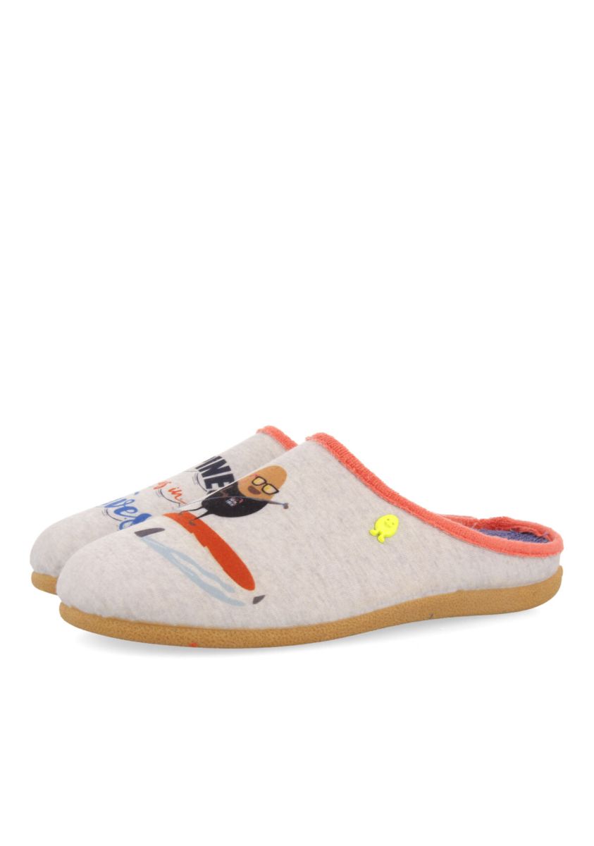 ZAPATILLAS DE ESTAR POR CASA HOT POTATOES GRIS OHRID  - GRIS