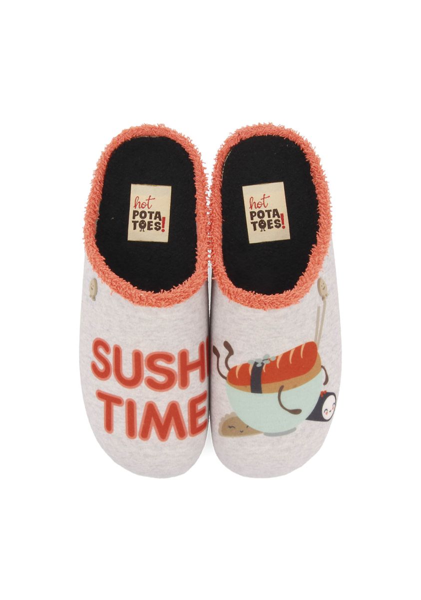 ZAPATILLAS DE ESTAR POR CASA HOT POTATOES GRIS MASCOTTE - GRIS