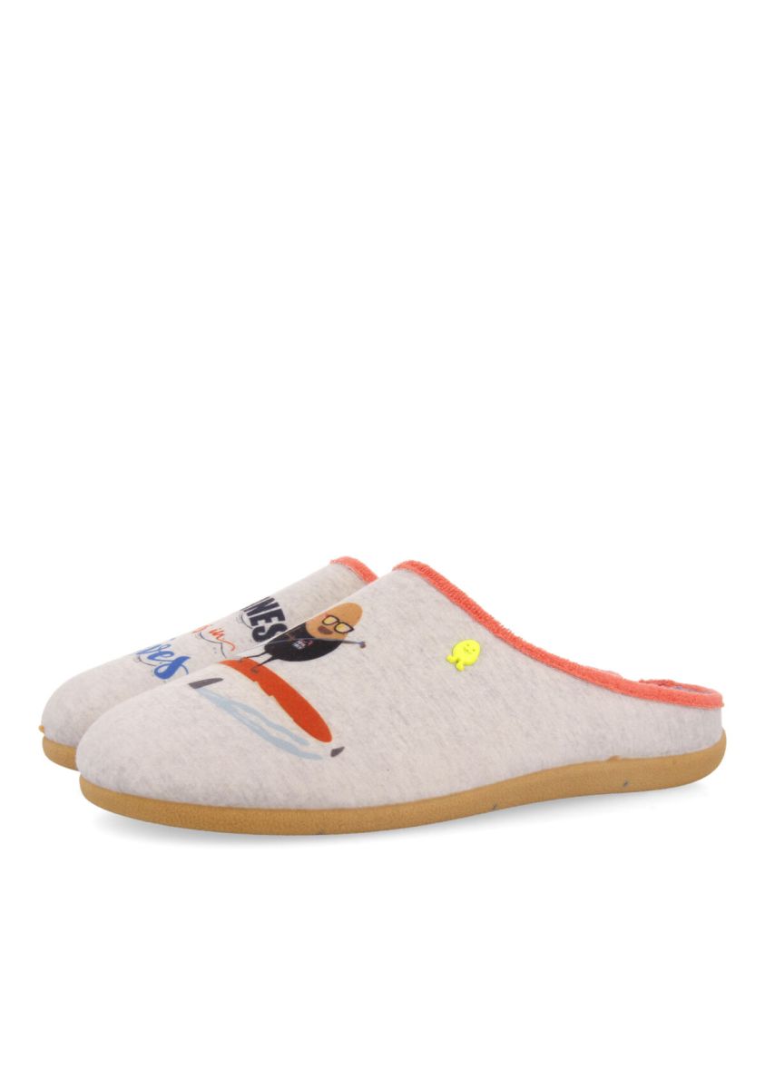 ZAPATILLAS DE ESTAR POR CASA HOT POTATOES GRIS COLEMAN - GRIS
