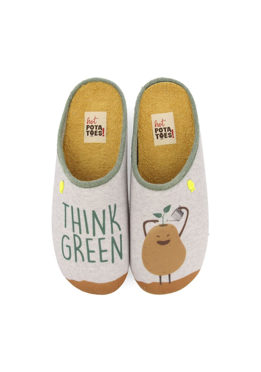ZAPATILLAS DE ESTAR POR CASA HOT POTATOES GRIS CUDAHY - GRIS