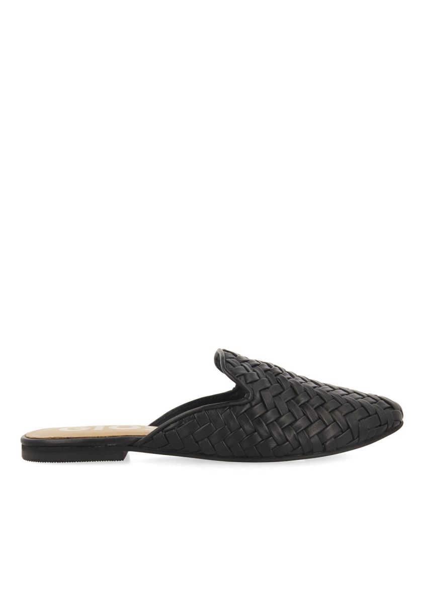 BABUCHA TRENZADA EN COLOR NEGRO PARA MUJER HOUMA - NEGRO