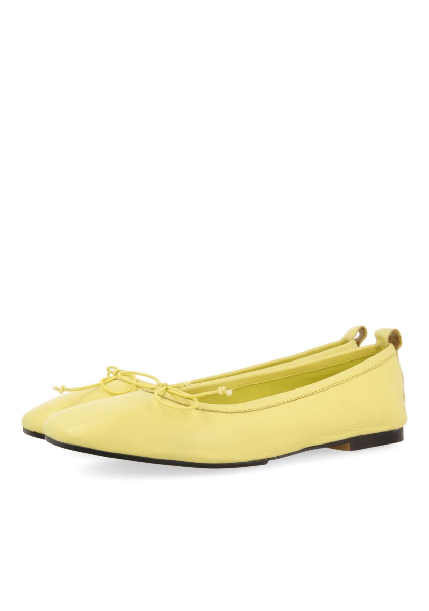 BAILARINAS EN COLOR AMARILLO PARA MUJER MEDORA - AMARILLO