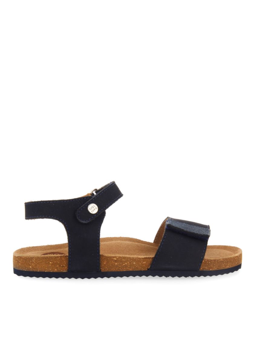 SANDALIAS TIPO BIO DE PIEL COLOR MARINO PARA NIÃOS LADSON - MARINO