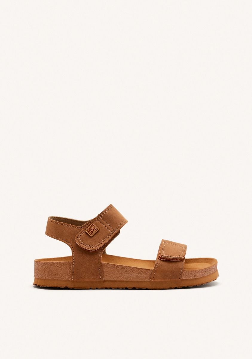 CHANCLAS COLOR CUERO ESTILO BIO PARA NIÃOS TREDEGAR - CUERO