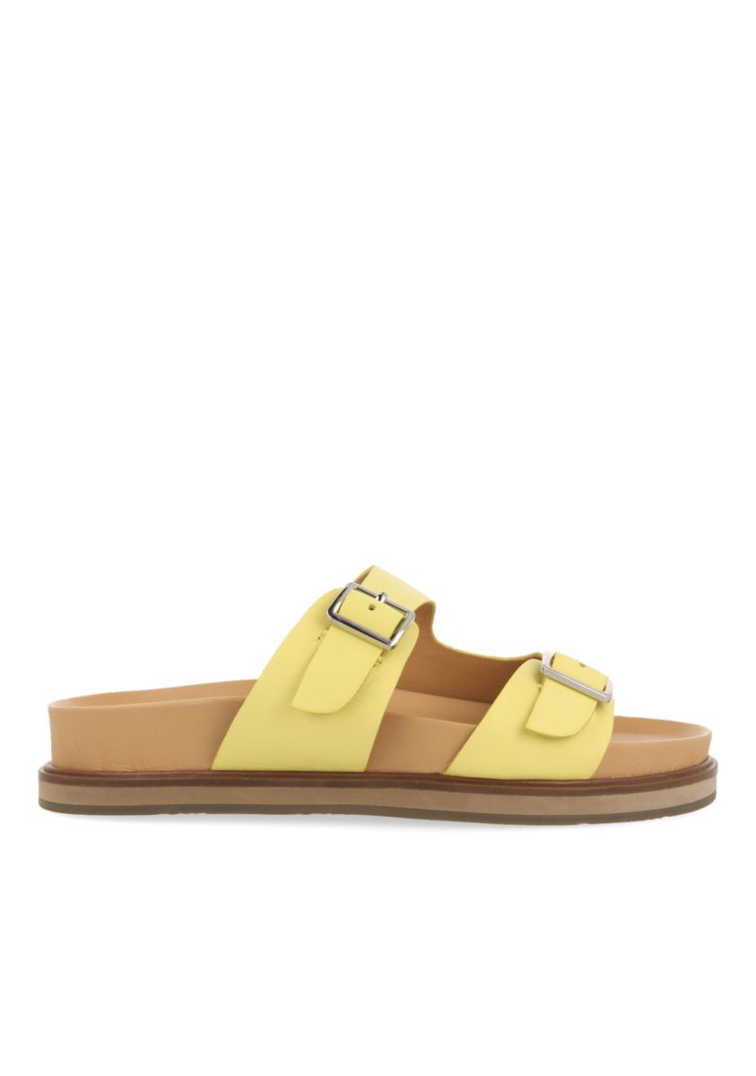 SANDALIAS AMARILLAS TIPO BIO PARA MUJER ALBURY - AMARILLO
