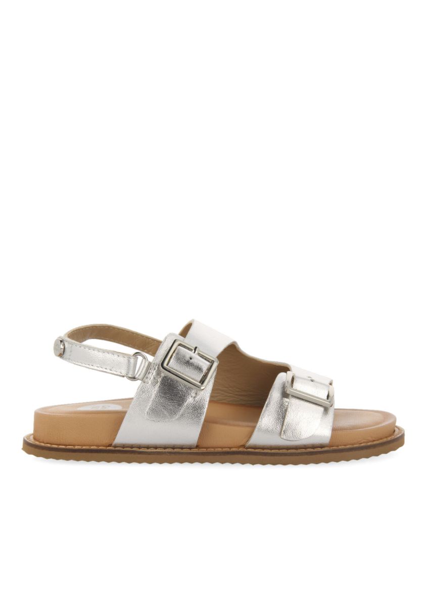 SANDALIAS TIPO BIO DE PIEL COLOR PLATA CON HEBILLAS PARA NIÃA MAIRI - PLATA 1 13791-sandalias-tipo-bio-de-piel-color-plata-con-hebillas-para-ni-a-mairi-plata-1.jpg