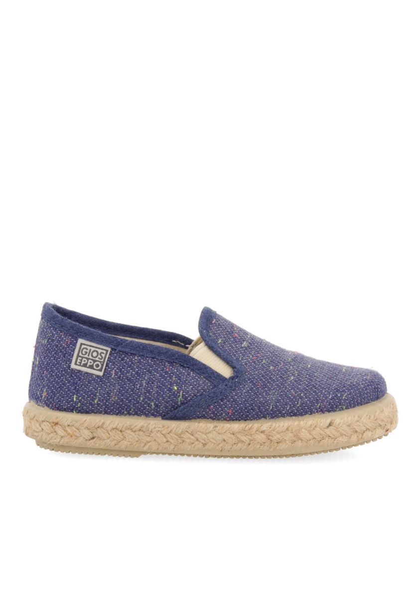 ESPADRILLES MARINO TIPO SLIP ON PARA NIÃOS PAZIN - MARINO