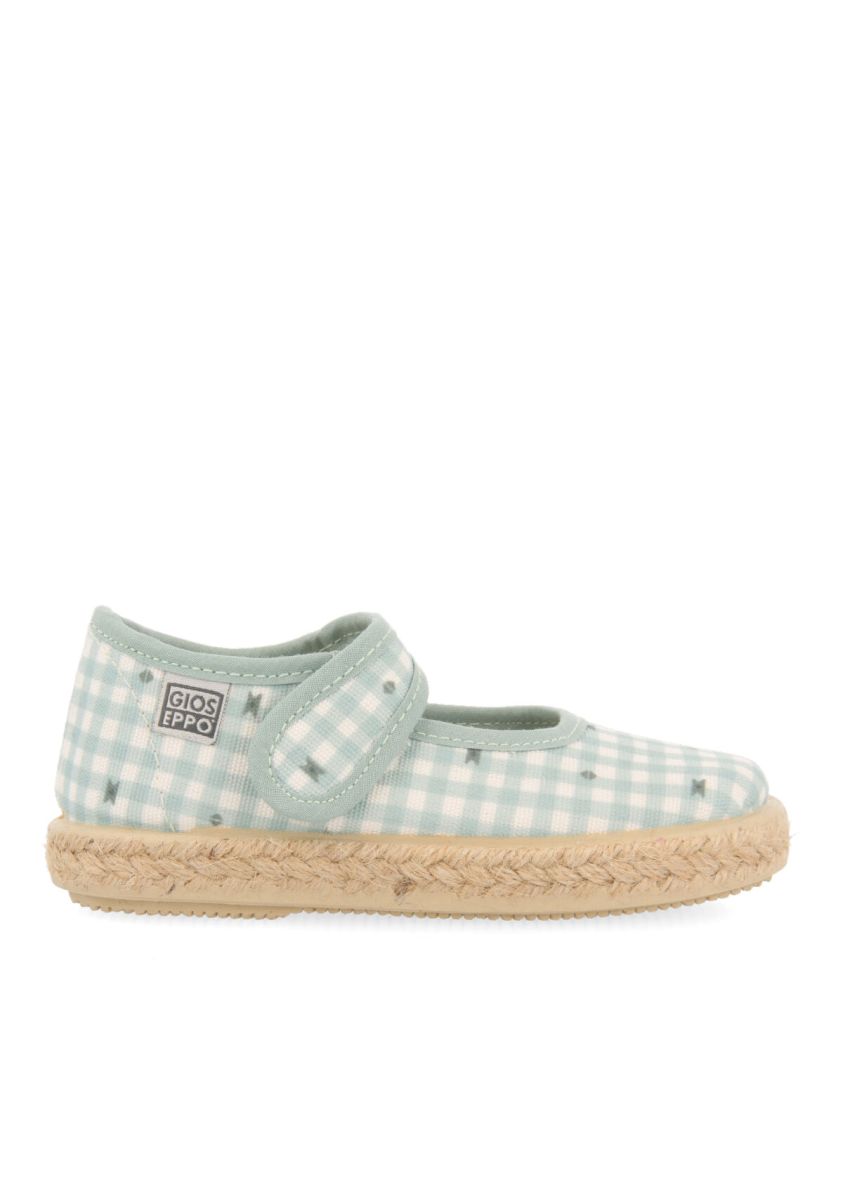 ESPADRILLES BLANCAS CON ESTAMPADO DE CUADROS VICHY TIPO MERCEDITAS PARA BEBÃ MELWOOD - MENTA 1 14146-espadrilles-blancas-con-estampado-de-cuadros-vichy-tipo-merceditas-para-beb-melwood-menta-1.jpg